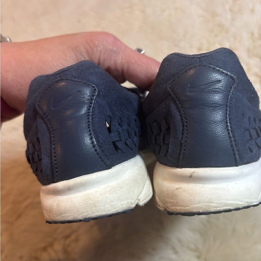 Nike Navy Woven Sneakers - Picture 9 of 10